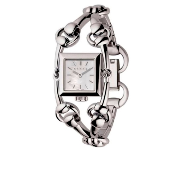 💎 GUCCI SIGNORIA Watch White Face NWOT VINTAGE Y2K 💎 - Picture 1 of 5